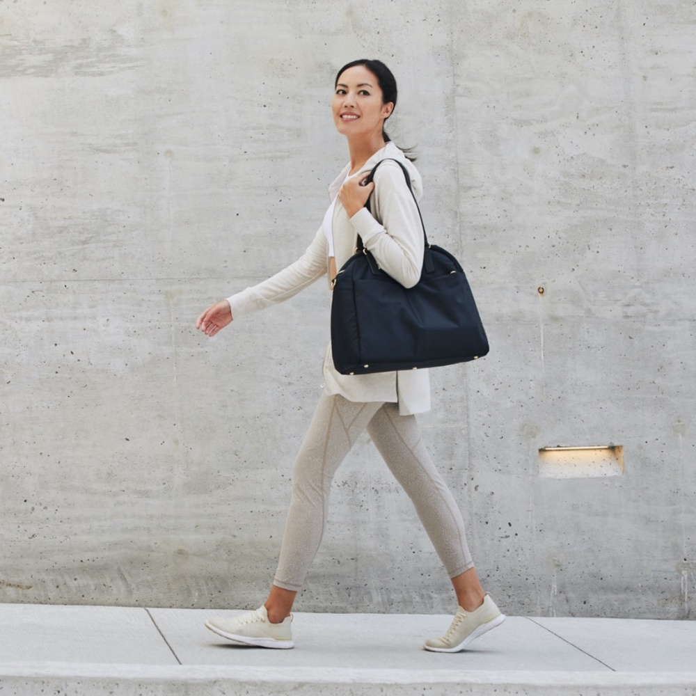 Lo & Sons OG Bag, Black with Gold and Lavender